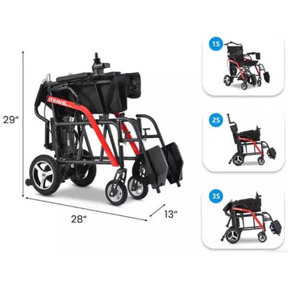 iTravel Lite Folding Power Wheelchair