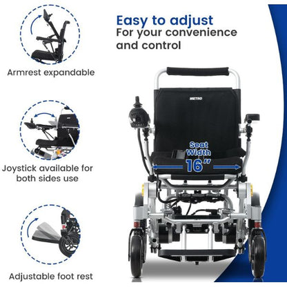 iTravel Plus Folding Power Wheelchair