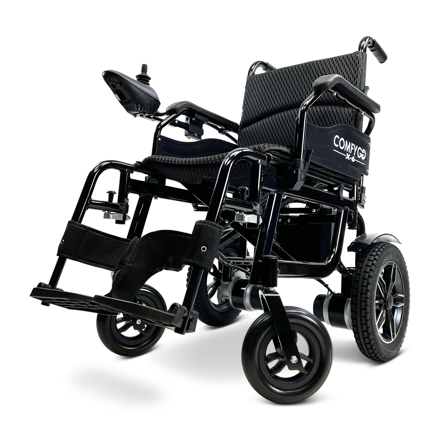 X-6 Lightweight Electric Wheelchair (17.5″ Wide Seat)